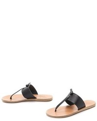 Белые кожаные вьетнамки от Ancient Greek Sandals