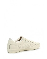 Мужские белые кожаные кеды от Aldo