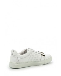 Женские белые кожаные кеды от Baldinini