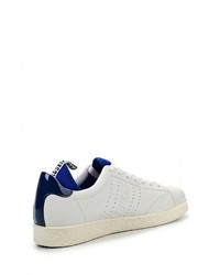 Мужские белые кожаные кеды от Bikkembergs