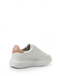 Женские белые кожаные кеды от Bronx