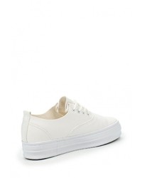 Женские белые кожаные кеды от Catherine