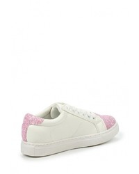 Женские белые кожаные кеды от Catisa