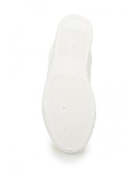 Женские белые кожаные кеды от Catisa