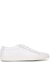 Женские белые кожаные кеды от Common Projects