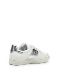 Женские белые кожаные кеды от Donna Moda