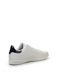 Женские белые кожаные кеды от Elong