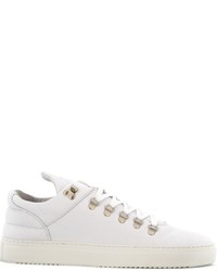 Мужские белые кожаные кеды от Filling Pieces