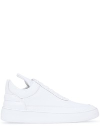 Мужские белые кожаные кеды от Filling Pieces