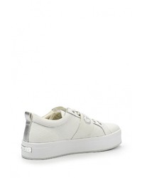 Женские белые кожаные кеды от GUESS