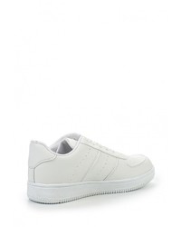 Женские белые кожаные кеды от Jennyfer