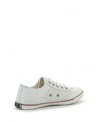 Женские белые кожаные кеды от Keddo