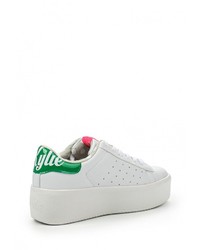 Женские белые кожаные кеды от Kylie