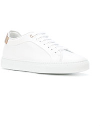 Женские белые кожаные кеды от Paul Smith