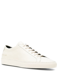 Мужские белые кожаные кеды от Common Projects