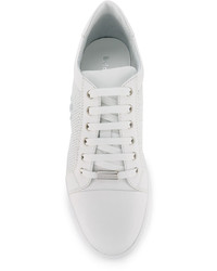 Мужские белые кожаные кеды от Baldinini