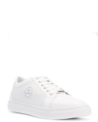 Мужские белые кожаные кеды от Baldinini