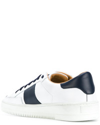 Мужские белые кожаные кеды от Eleventy