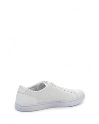 Женские белые кожаные кеды от Lacoste