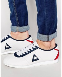 Мужские белые кожаные кеды от Le Coq Sportif