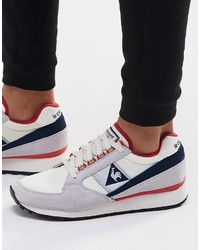 Мужские белые кожаные кеды от Le Coq Sportif