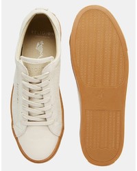 Мужские белые кожаные кеды от Religion