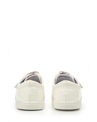 Женские белые кожаные кеды от LOST INK