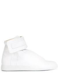 Мужские белые кожаные кеды от Maison Margiela