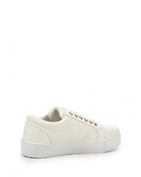 Женские белые кожаные кеды от Malien