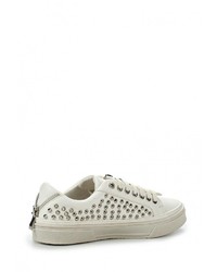 Женские белые кожаные кеды от Martin Pescatore