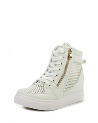 Женские белые кожаные кеды от Martin Pescatore