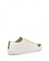 Женские белые кожаные кеды от My&amp;My