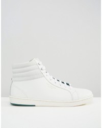 Мужские белые кожаные кеды от Ted Baker