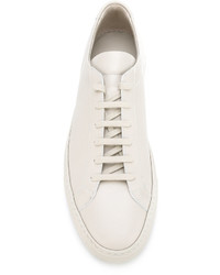 Мужские белые кожаные кеды от Common Projects