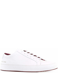 Мужские белые кожаные кеды от Common Projects