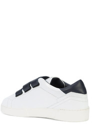 Мужские белые кожаные кеды от Paul Andrew