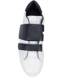 Мужские белые кожаные кеды от Paul Andrew