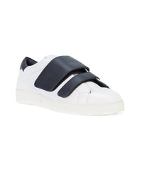 Мужские белые кожаные кеды от Paul Andrew