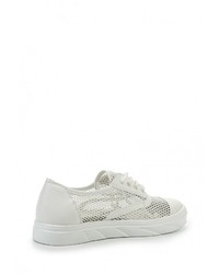 Женские белые кожаные кеды от Palazzo D'oro