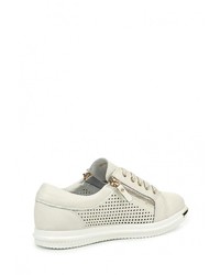 Женские белые кожаные кеды от Palazzo D'oro