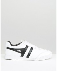 Женские белые кожаные кеды от Gola