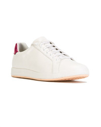 Женские белые кожаные кеды от Paul Smith