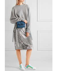 Женские белые кожаные кеды от Sophia Webster