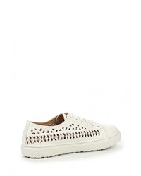 Женские белые кожаные кеды от River Island