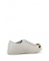 Женские белые кожаные кеды от Springway