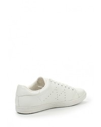 Женские белые кожаные кеды от Tamaris