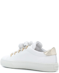 Женские белые кожаные кеды от Tod's