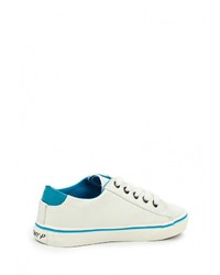 Женские белые кожаные кеды от Tony-p