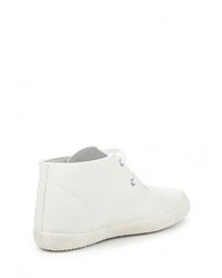 Женские белые кожаные кеды от Tony-p