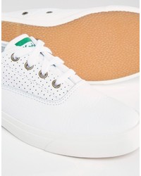 Женские белые кожаные кеды от Keds